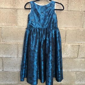 Kiki Gorgeous Girl Royal Blue Party Dress SZ 11-12